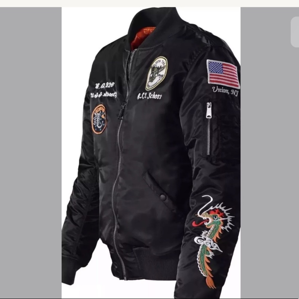 Schott black flight tour jacket XL